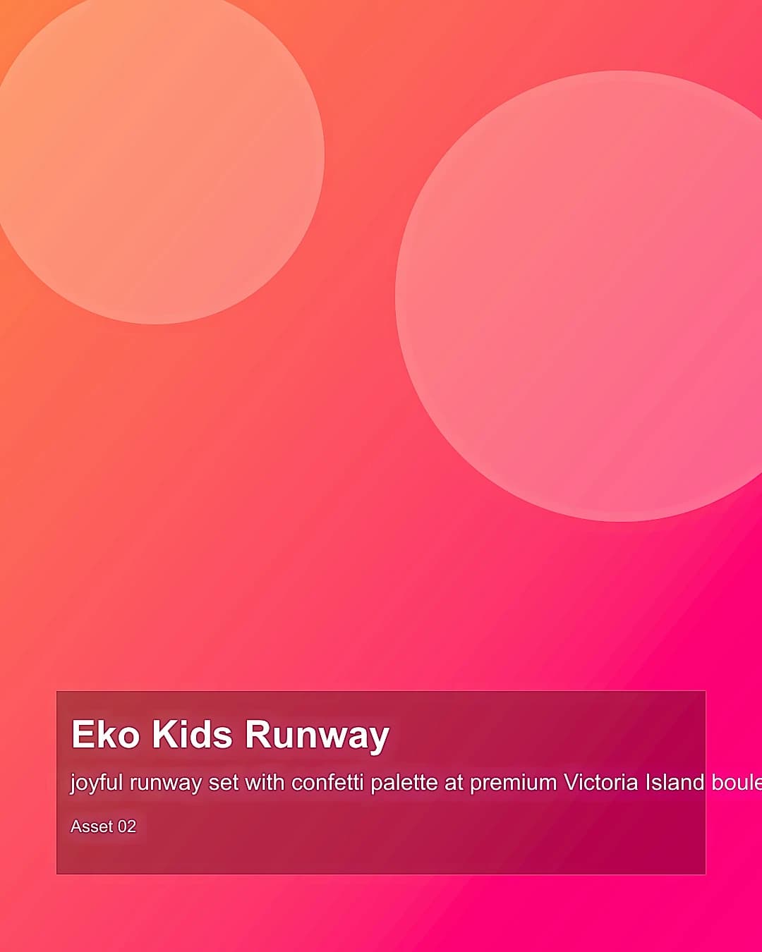 EkoKids Fashion Week by BrightQuests kids fashion placeholder